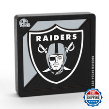 NFL Las Vegas Raiders 3D Logo Series Magnets - YouTheFan