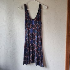Free People Flirty Multicolored Sleeveless Dress Size 4 EUC