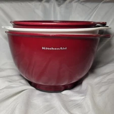 Kitchen Aid Mixing Bowls Nesting Non-Slip Batter Bowl Set Baking *Read Details*