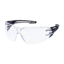 Image of Safety Glasses Portwest PR01 Anthracite Wraparound UV Protection Eyewear PPE