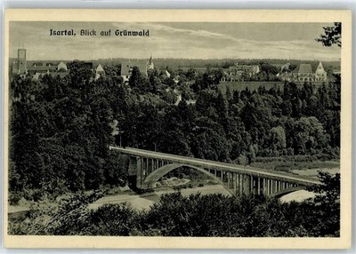 51061357 - 8022 Gruenwald Blick auf Gruenwald, Isartal Muenchen LKR