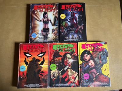HACK/SLASH DELUXE HC HARDCOVER VOL 1 2 3 4 5 TIM SEELY IMAGE COMICS- SEALED -NEW