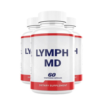 3-Pack Lymph MD - Overall Lymphatic Health Support Supplement - 180 Caps