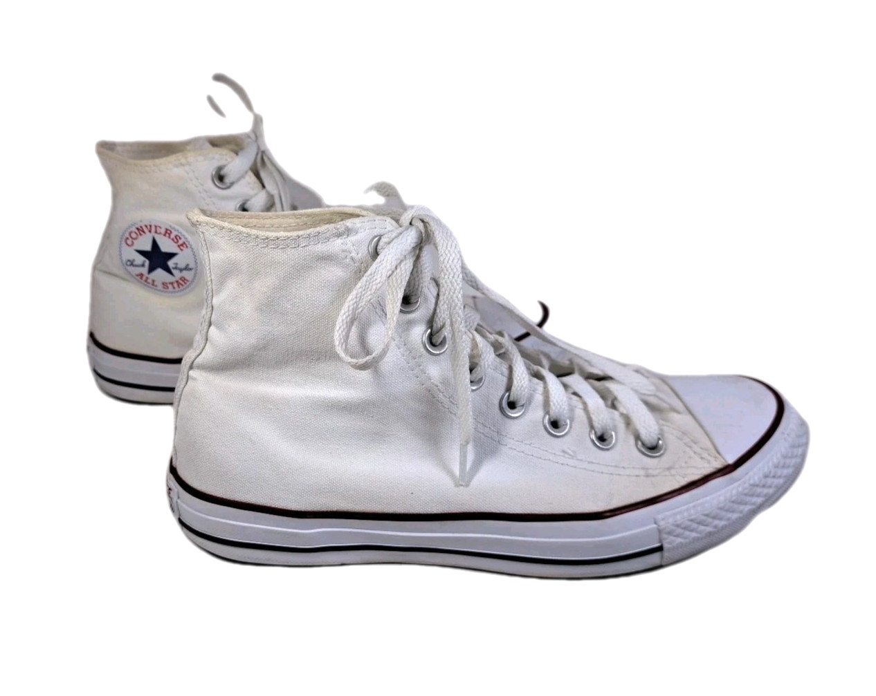 Women's converse chuck taylor All Star White Size 9 High Top Canvas Lace Up thumbnail 3
