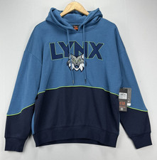 WNBA Ultra Game Minnesota Lynx Stellar Hoodie Size M Women Blue Navy Colorblock