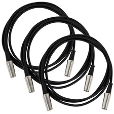 Gearlux 6-Foot 5-Pin MIDI Cable - 3 Pack