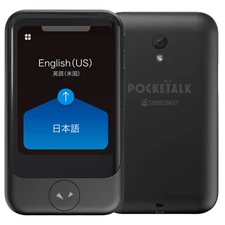Japan NEW POCKETALK S Translation Device, Global 2-Year SIM (Black)