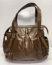 Francesco Biasia Brown Large Leather Handbag