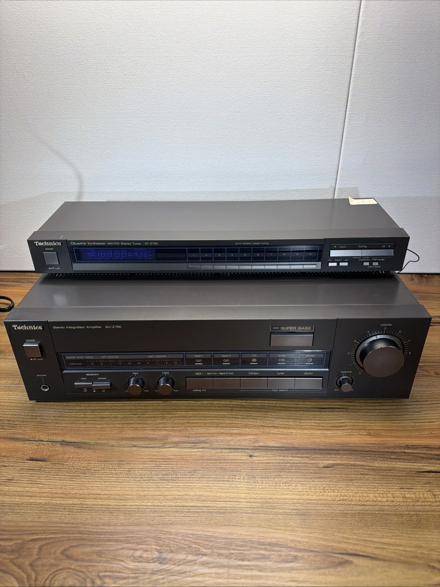 Technics SU-Z760 Stereo Amplifier Super Bass Plus ST-Z760 Tuner