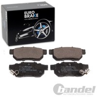 Eurobrake BremsbelÄGe Satz Hinterachse Passend FÜR Honda City Civic Jazz