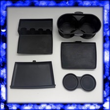 11-19 Dodge Grand Caravan Chrysler Town Country Center Console Cup Liner Set X54 11-19 Dodge Grand Caravan Chrysler Town Country Center Console Cup Liner Set X54