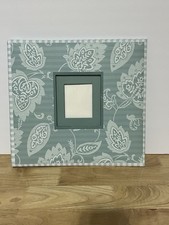Scrapbook album 12x12. Vintage Green Tooled.
