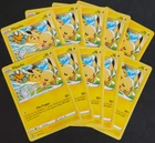 Lot de 10 Cartes Pokémon PIKACHU 049/195 EB12 Tempête Argentée FR NEUVES