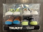 Trukfit 4 Pack Baby Bootie Socks Gift Set 0-6 Months