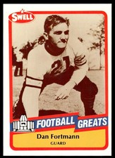 1989 SWELL GREATS DAN FORTMANN CHICAGO BEARS #25