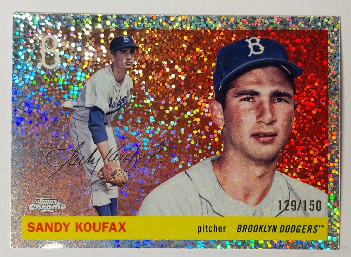 Topps Sandy Koufax Baseball Serial Numbered Sports Trading Cards 
