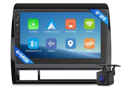 9'' Car Stereo Android 14 4+64 Radio GPS BT For Toyota Tacoma 2011 2012 2013 2014
