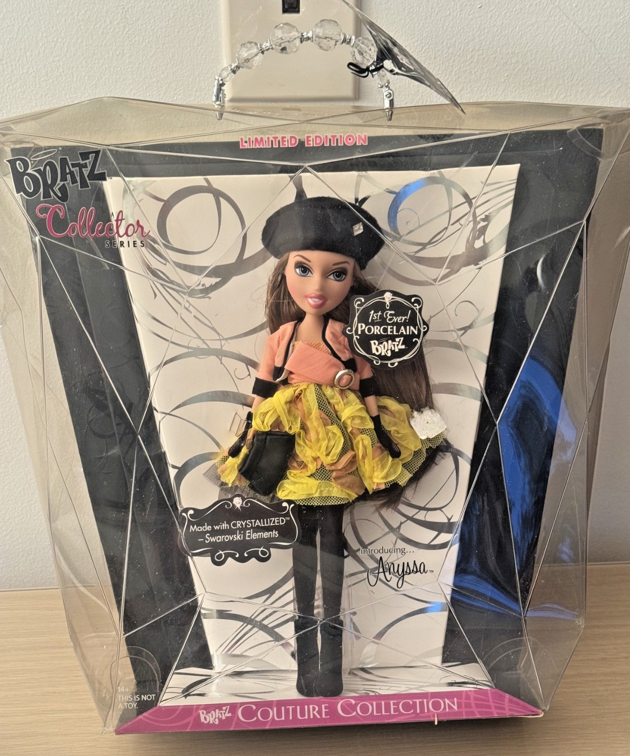 BRATZ Couture Collection Porcelain Doll Limited Edition ANYSSA SWAROVSKI CRYSTAL