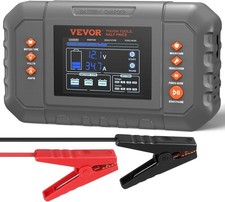 Vevor 35a Smart Battery Charger Lifepo4 Agm Lcd Maintainer Desulfator 6v 12v