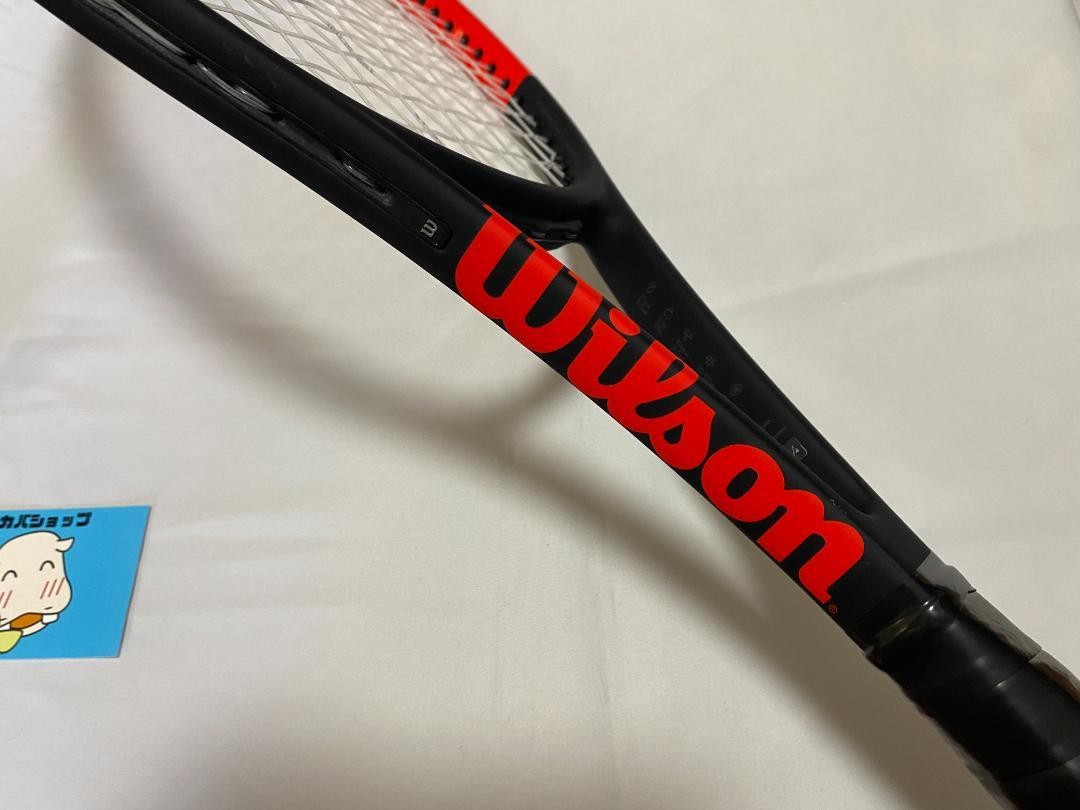 【良品】Wilson PROSTAFF97 v11 2017 G2 Wilson PROSTAFF97 v11 2017 G2 Tennis Racket, Used, Red Paint