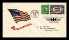 DR JIM STAMPS US COVER YUGOSLAVIA OVERRUN COUNTRIES FDC COMBO PASTED ON CACHET