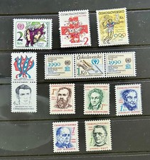 #2820 to 2824 CZECHOSLOVAKIA, Lot of 10 Mint Stamps. 1990 s , MNH Great Value $$