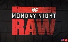 Monday Night RAW Flag 3X5 Man Cave 3 x 5  Banner US Seller Free shipping New USA