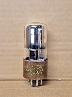 1x TUBE JAN CHS 6X5WGT 6X5GT WGT METRIX TESTED NEW 100% - Photo 1/3
