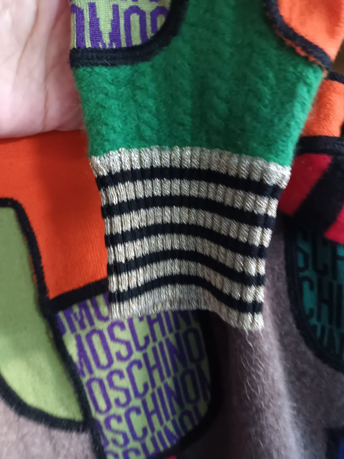 Moschino Multicolor Patchwork Sweater SizeS Desig… - image 19