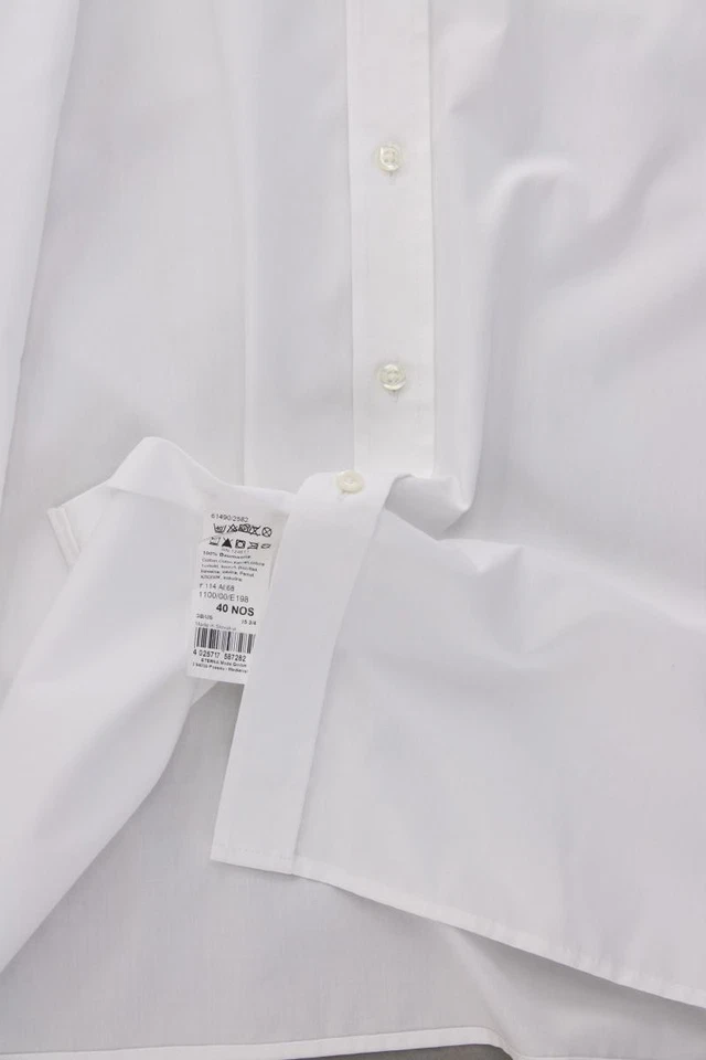 ⭐ Eterna camicetta per uomo taglia Hemdgröße 40, M, 50 bianco di cotone ⭐ - Immagine 4 di 4