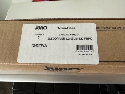 Juno Lighting 2LEDDRIVER G2 06LM 120 FRPC 2LED Series 120 Volt - BRAND NEW