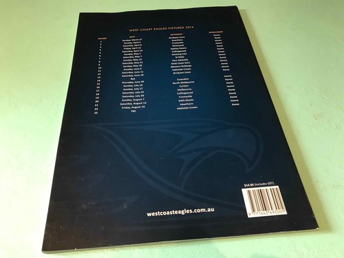 West Coast Eagles Year Book 2015 AFL book - Picture 2 of 11