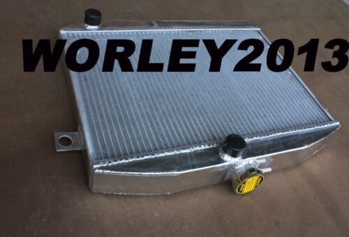 Aluminum radiator + fan for Volvo Amazon P1800 GT B18 B20 engine manual 1959-70 - Picture 6 of 10