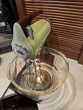 Vintage Sunbeam Mixmaster Mixer Green Color 