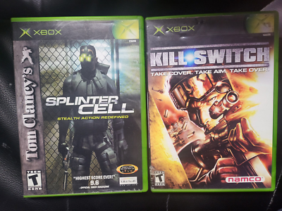 LOT OF 2: Tom Clancy's Splinter Cell KILLSWITCH (Original Xbox