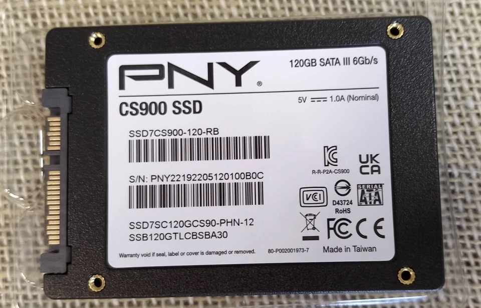 (NEW, boxed) PNY CS900 120 GB 2.5 in Internal SSD 6GB/s / SATAIII - Image 2 of 4