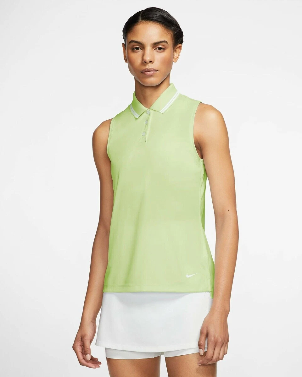 Nike Womens Dri FIT Victory Sleeveless Polo Shirt BV0223 Various