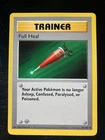 Pokémon Full Heal 82/102 Base Set 1st Ed Shadowless Trainer Excellent Condition