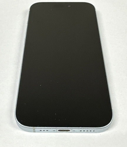 Apple iPhone 15 A16 Bionic Chip 128GB Blue SIM Locked T-Mobile Check IMEI READ - Afbeelding 9 van 23