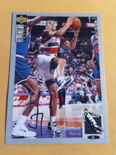 1994-95 Kevin Johnson Upper Deck Collectors Choice Silver Signature Card #7