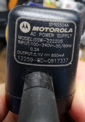 Cargador Motorola Ssw-2285us 5v 500ma Micro Usb. | Cuotas sin interés