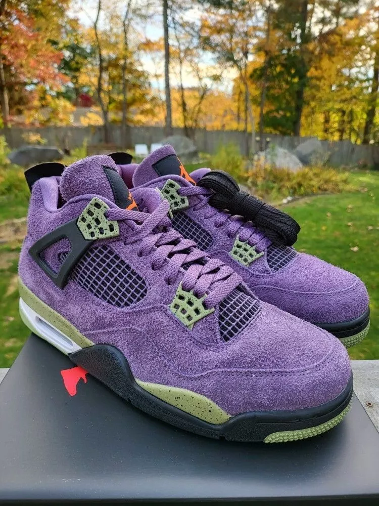 Air Jordan 4 Retro Womens Canyon Purple size W8 (MEN SIZE 6.5)