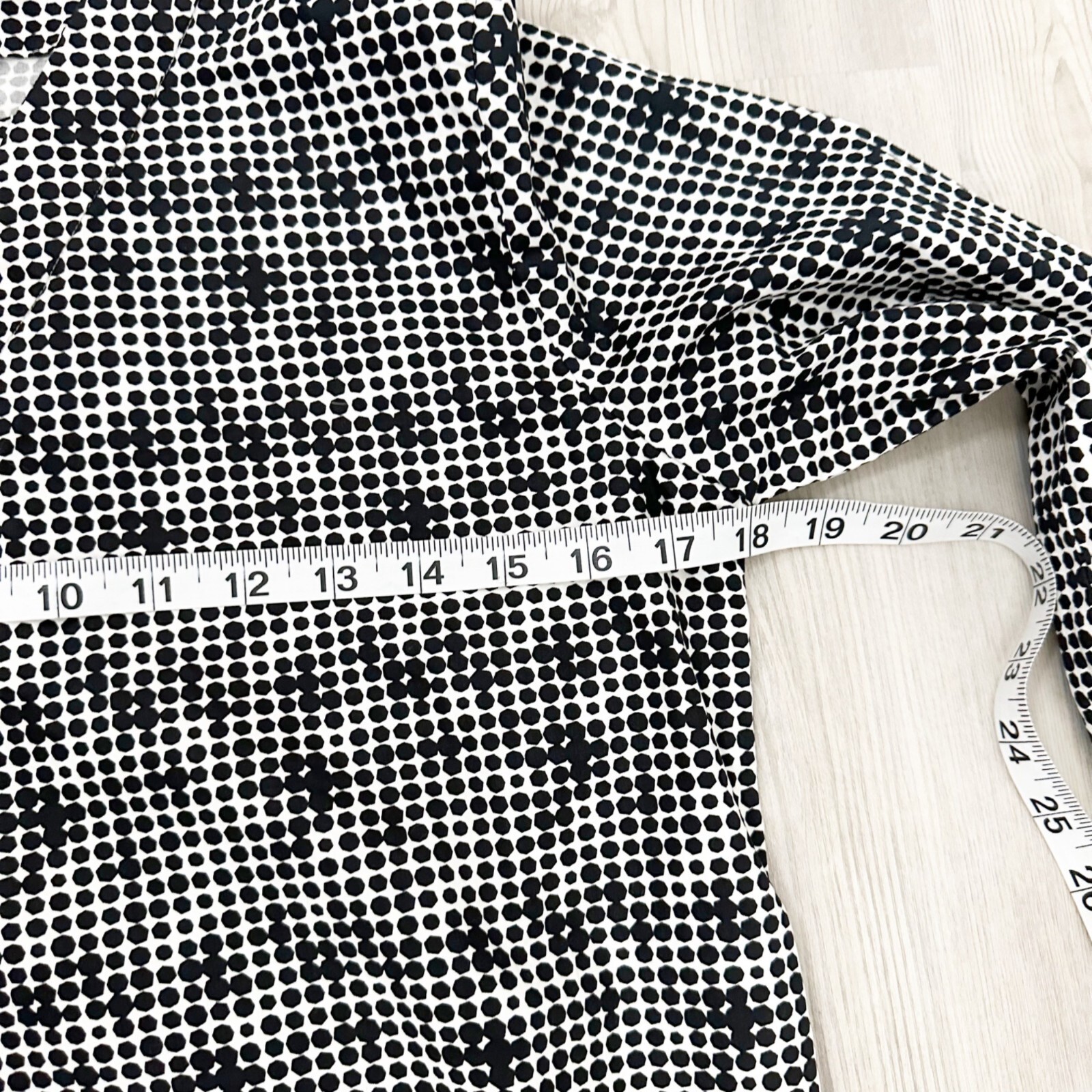 Kate Spade Saturday Let Loose Geometric Print Dress Tunic Black White Small thumbnail 11