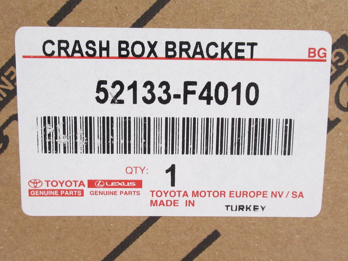 ④ Genuine OEM Toyota 52133-F4010 Front Bumper Lower Impact Bar