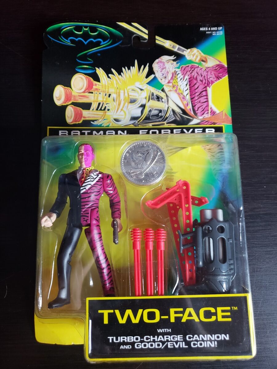 Batman Forever TWO-FACE figure with Turbo Cannon and Coin Batman Forever TWO-FACE figure with Turbo Cannon and Coin