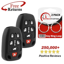 2 Keyless Entry Remote Cover Case Silicon Rubber Skin Jacket for Honda 6b