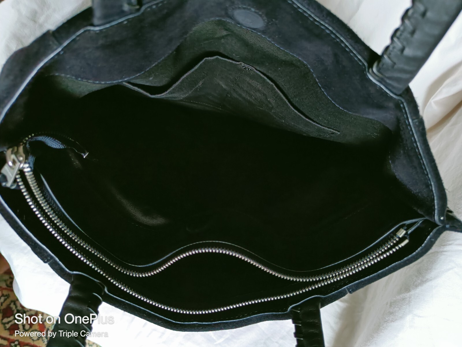 handbags all saints tote bag navy blue rare image 6