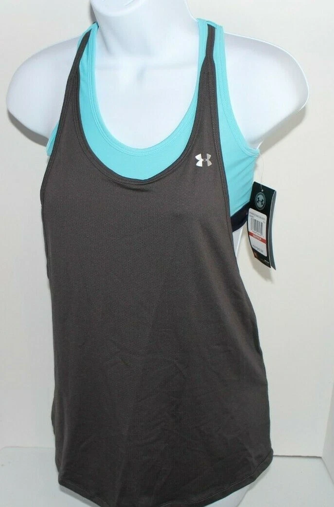 Under armour tank top with built in bra sale