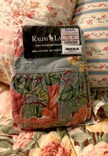 Ralph Lauren Garden Rambler Ruffled Standard Pillowcases Read