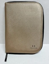 H by Halston Jewelry Travel Organizer Portfolio Case Gold